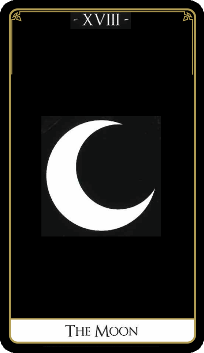 the moon, crescent